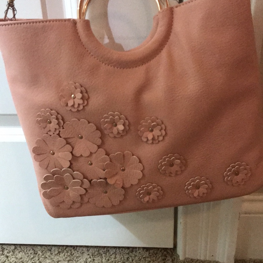 Pink crossbody bag